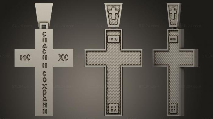 Jewelry (Cross 1, JVLR_0004) 3D models for cnc